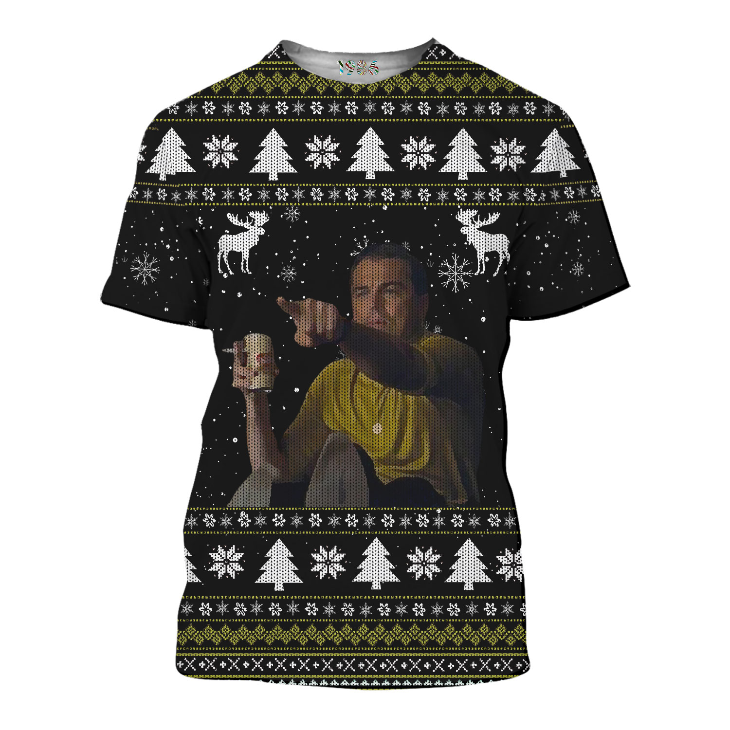 Leonardo Dicaprio deer Christmas tree 3d shirt hoodie 2