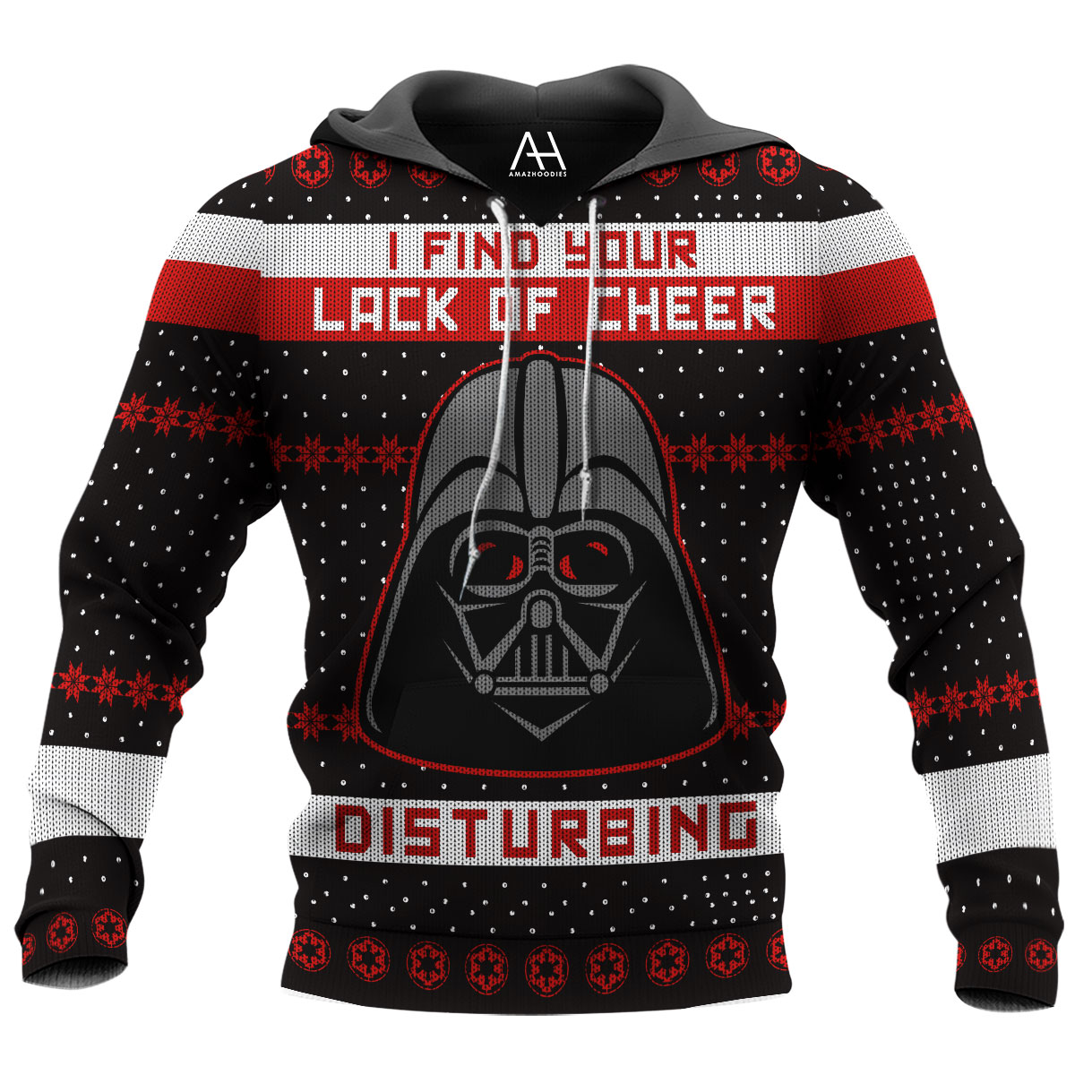 Darth Vader I find your lack of cheer disturbing 3d shirt hoodie 3