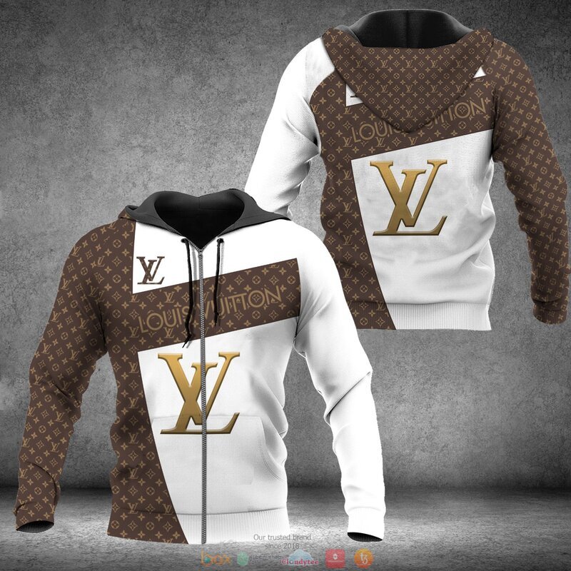 TRENDING] Louis Vuitton Luxury Brand Brown 3D Hoodie and Leggings