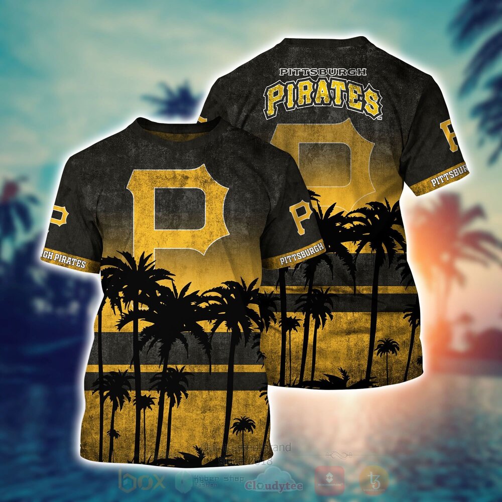 MLB Pittsburgh Pirates Hawaiian Shirt Short 1