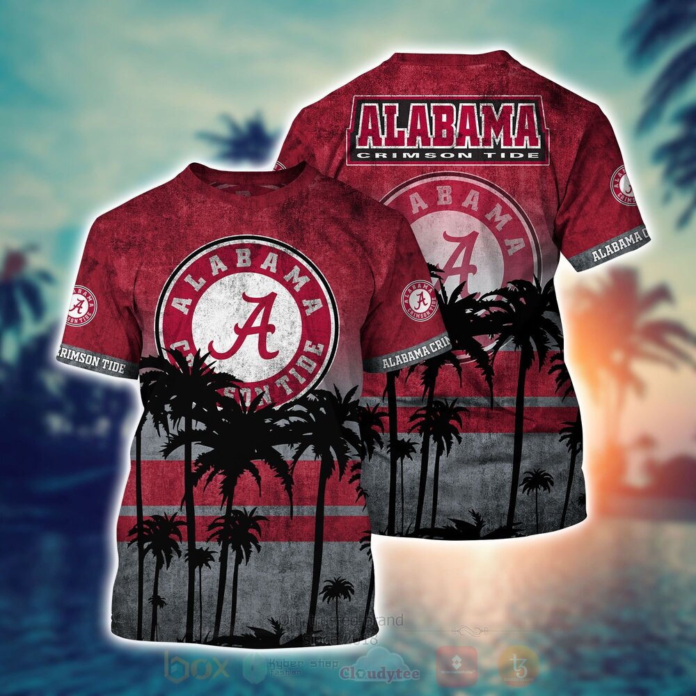 NCAA Alabama Crimson Tide Hawaiian Shirt Short 1