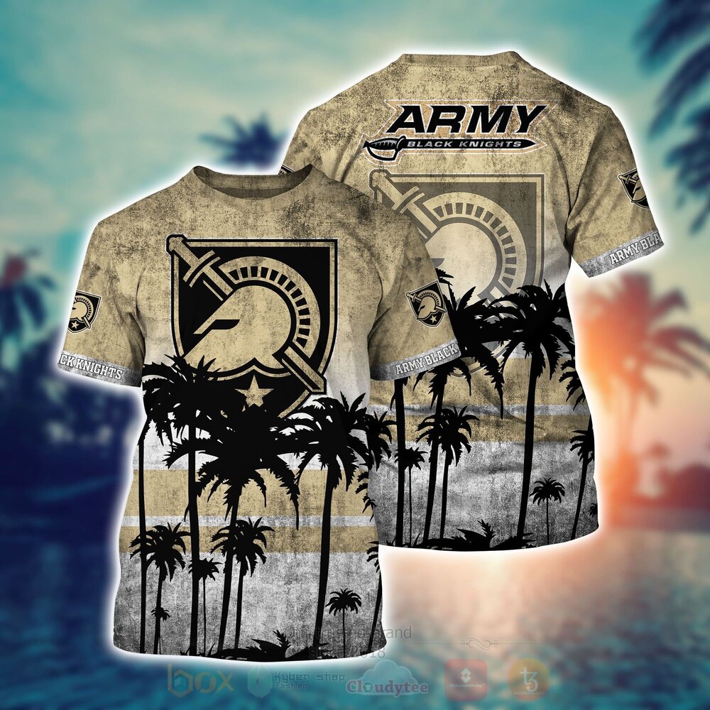 NCAA Army Black Knights Hawaiian Shirt Short 1