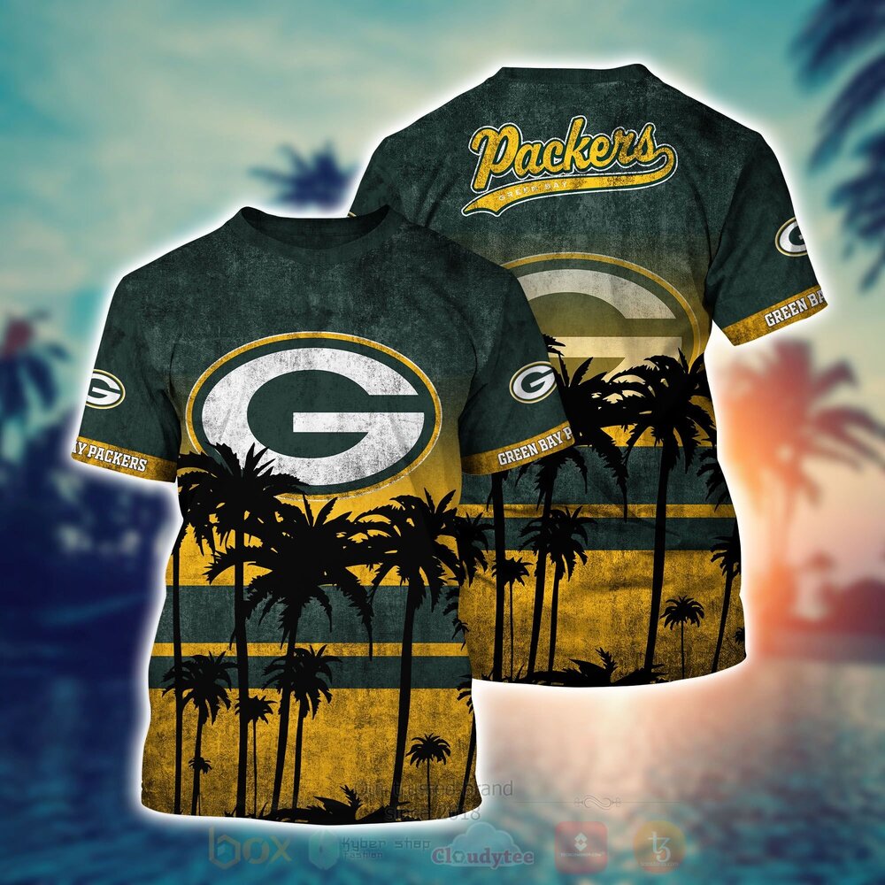 NFL Green Bay Packers Hawaiian Shirt Short 1