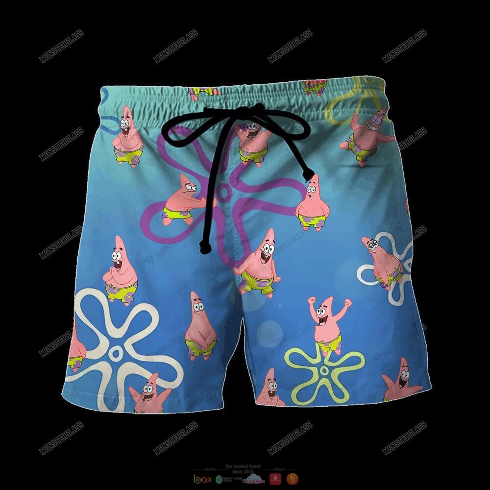 Patrick Star Hawaiian Shirt Shorts 1