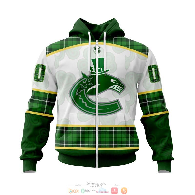 Personalized Vancouver Canucks NHL St Patrick Days 3d shirt hoodie 1