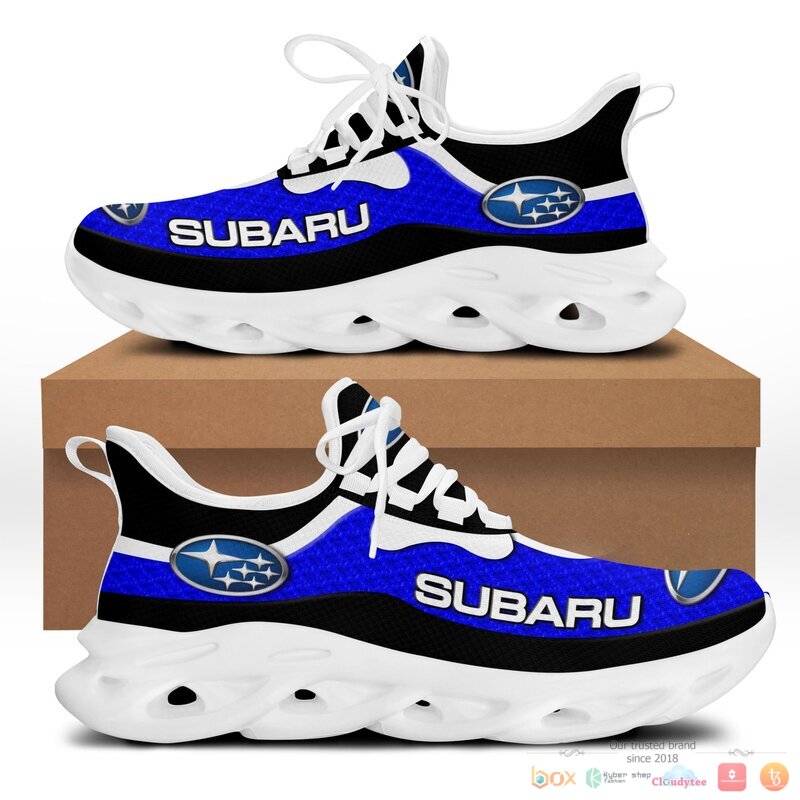 Subaru blue Clunky max soul shoes 1