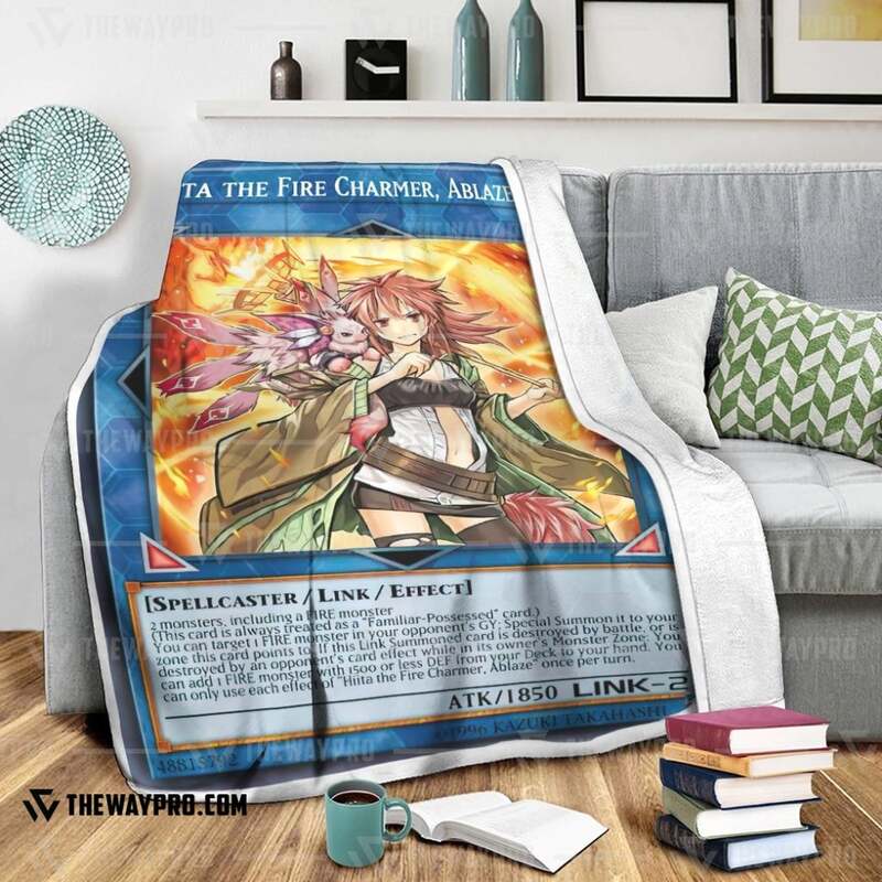 Yu Gi Oh Hiita the Fire Charmer Ablaze Blanket 1