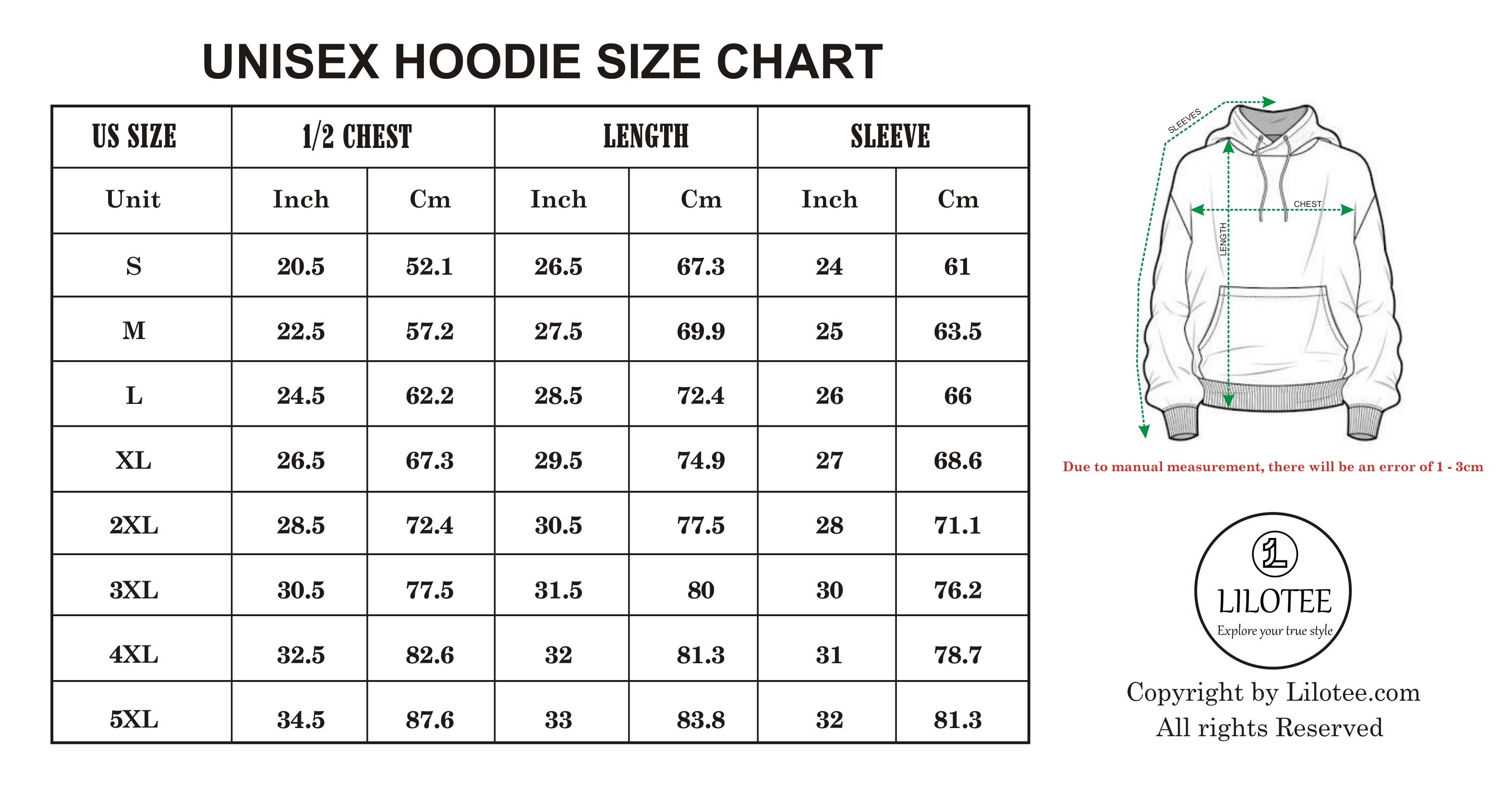 unisex-hoodie-size-chart