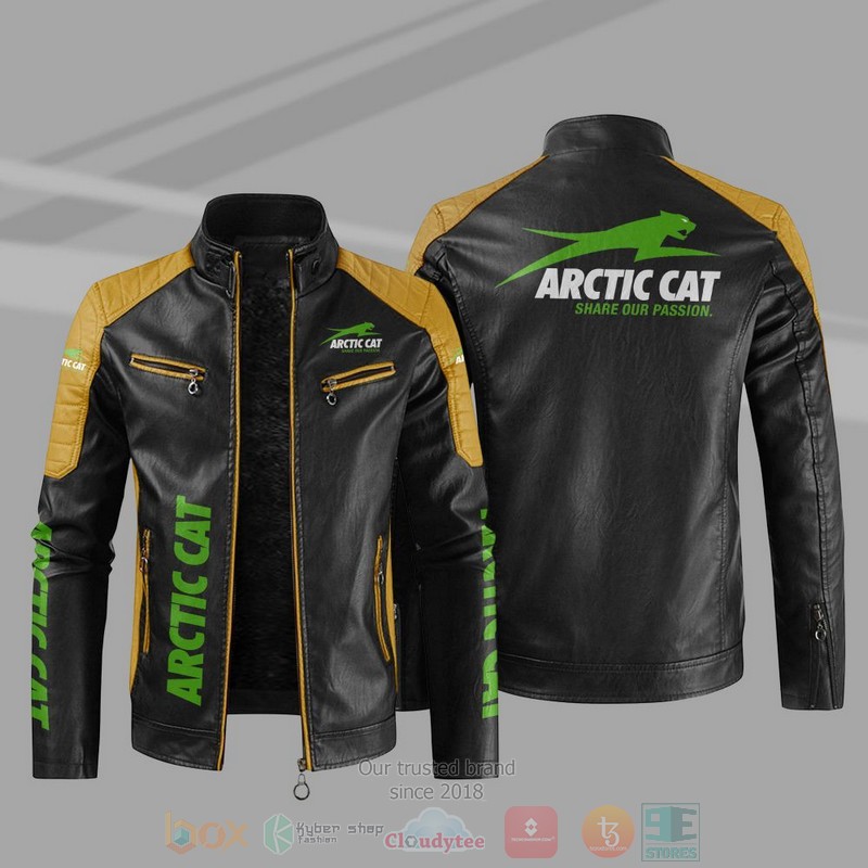 Arctic Cat Share Our Passion Block Leather Jacket 1