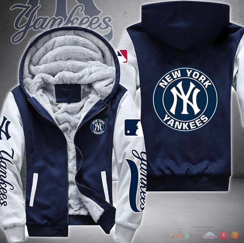 MLB New York Yankees Fleece Hoodie Jacket 1