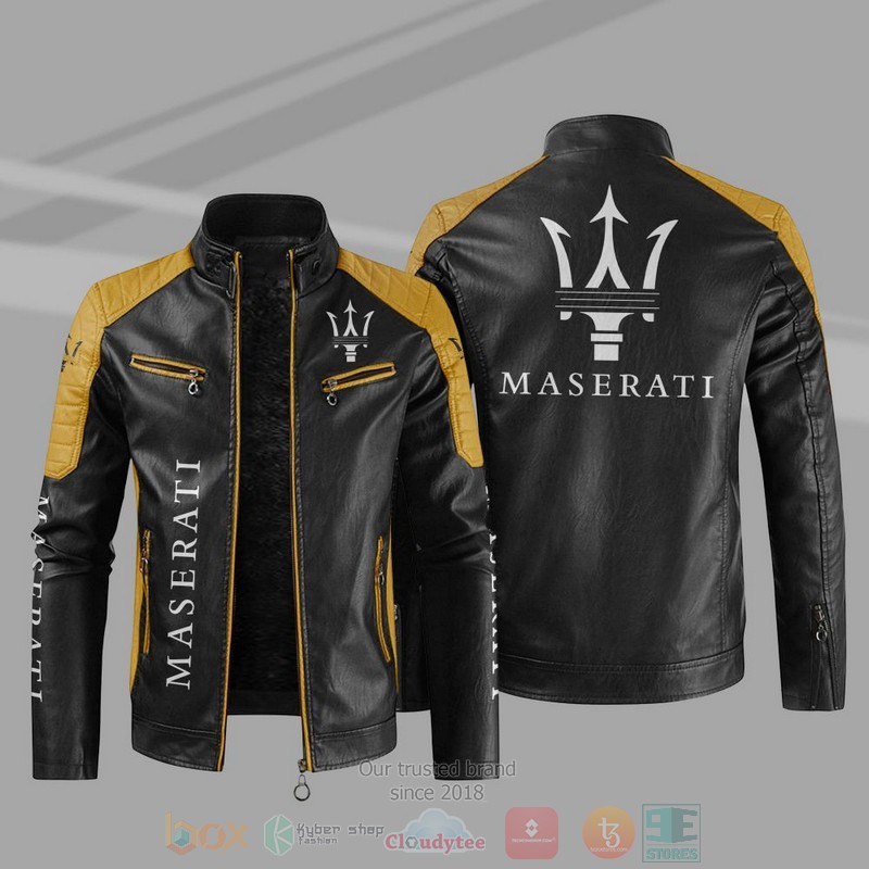 Maserati Block Leather Jacket 1