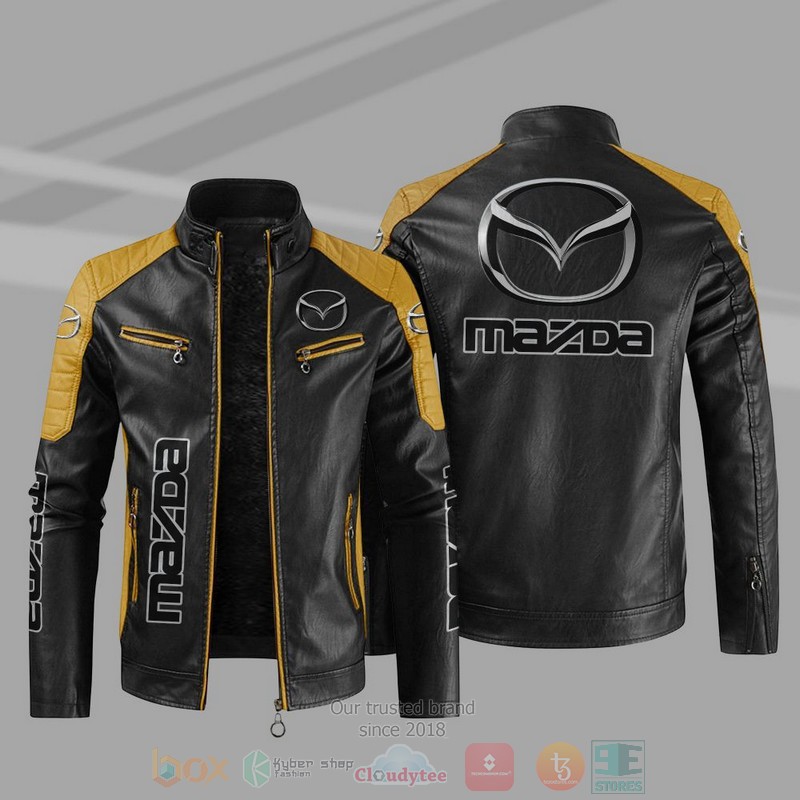 Mazda Block Leather Jacket 1