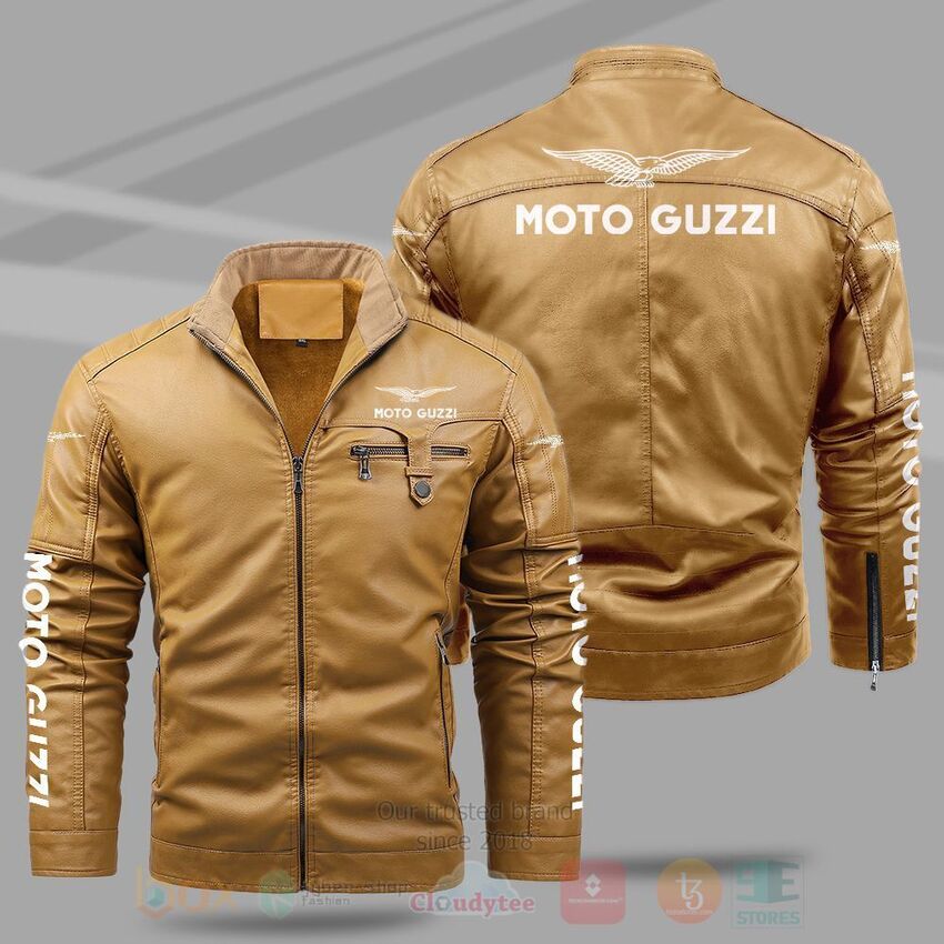 Moto Guzzi Fleece Leather Jacket 1