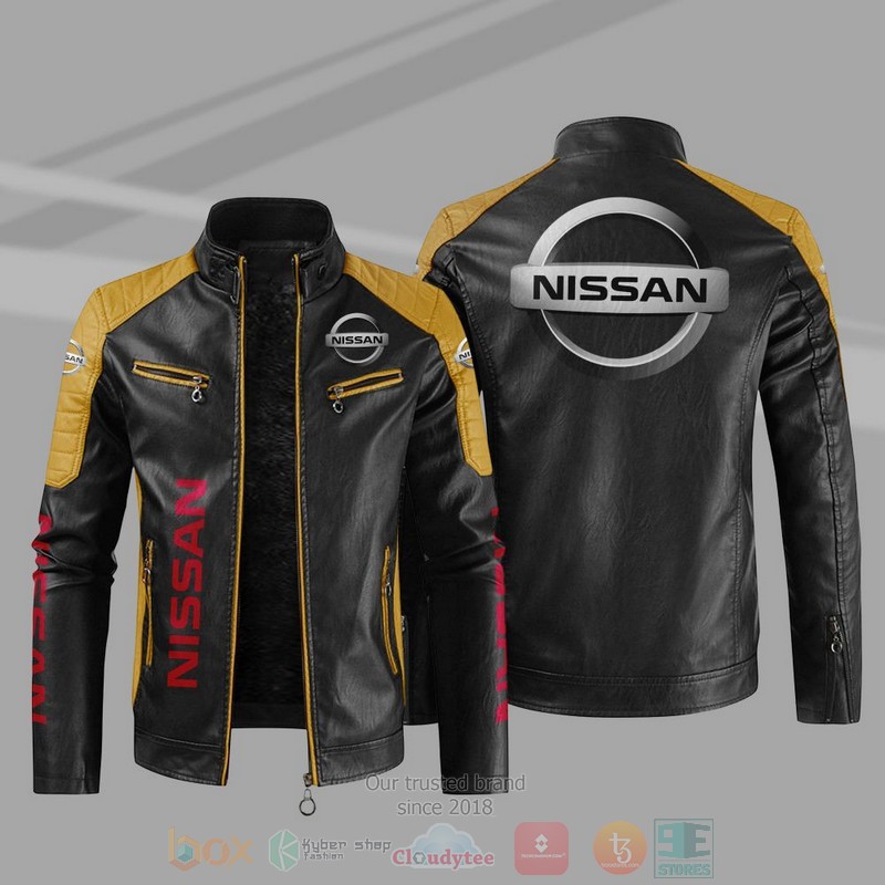 Nissan Block Leather Jacket 1