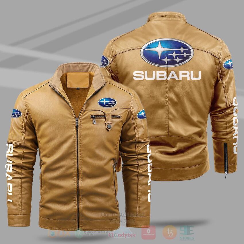 Subaru Fleece Leather Jacket 1