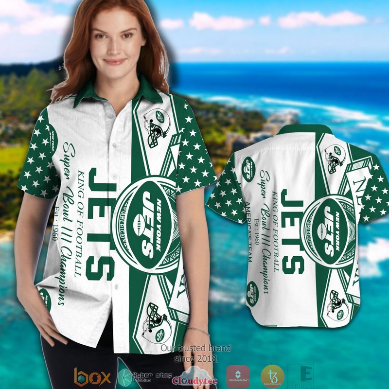 New York Jets King of football Hawaiian Shirt 1