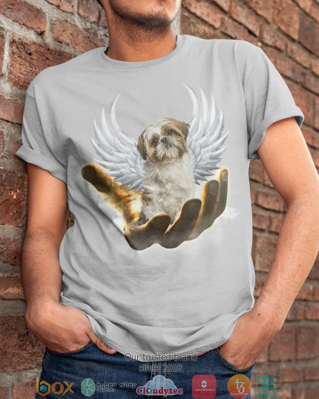 Shih Tzu Golden Hand Heaven Wings 2d shirt hoodie 1