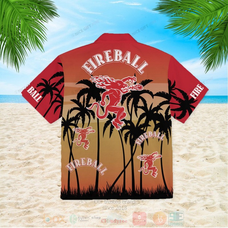 Fireball Whisky Hawaiian Shirt 1