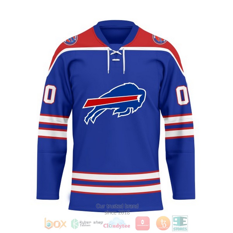 Personalized Buffalo Bills NFL Custom Hockey Jersey 1