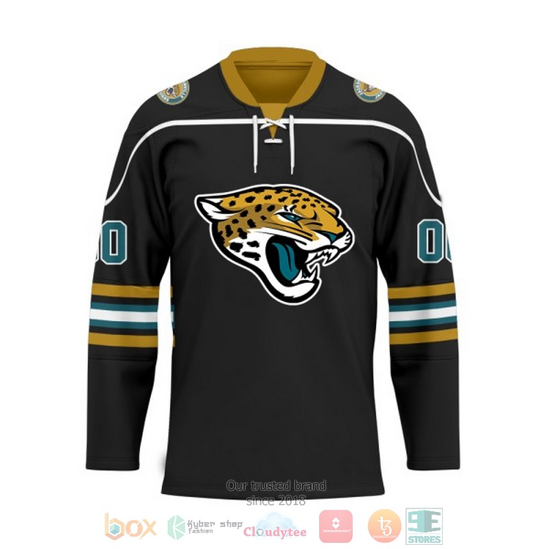 Personalized Jacksonville Jaguars NFL Custom Hockey Jersey 1