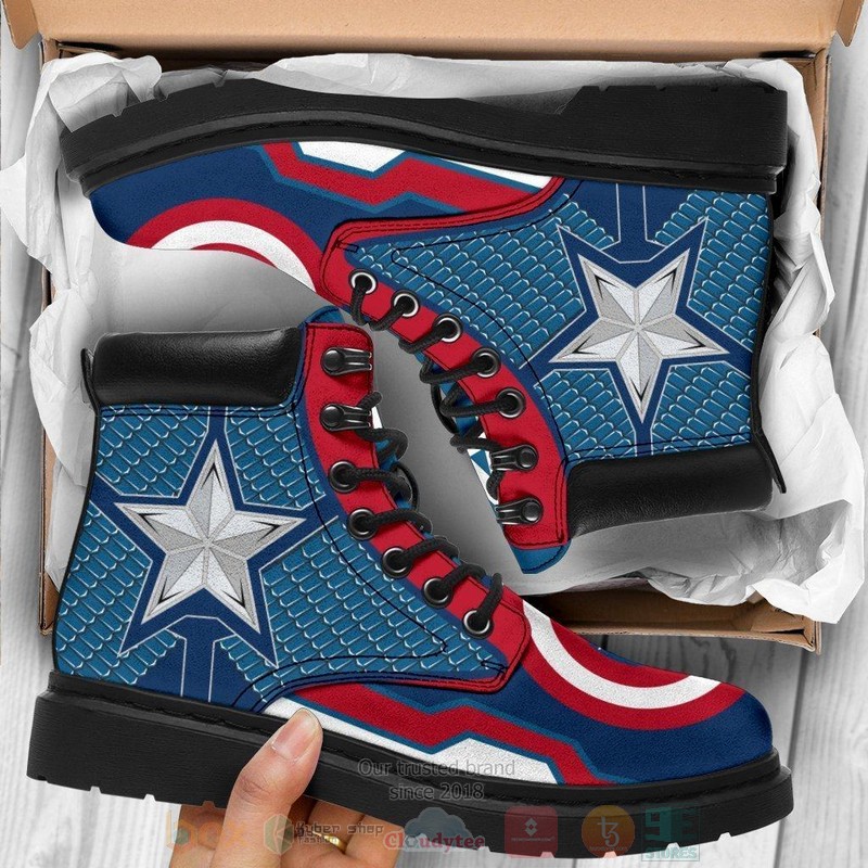 Captain America Timberland Boots 1