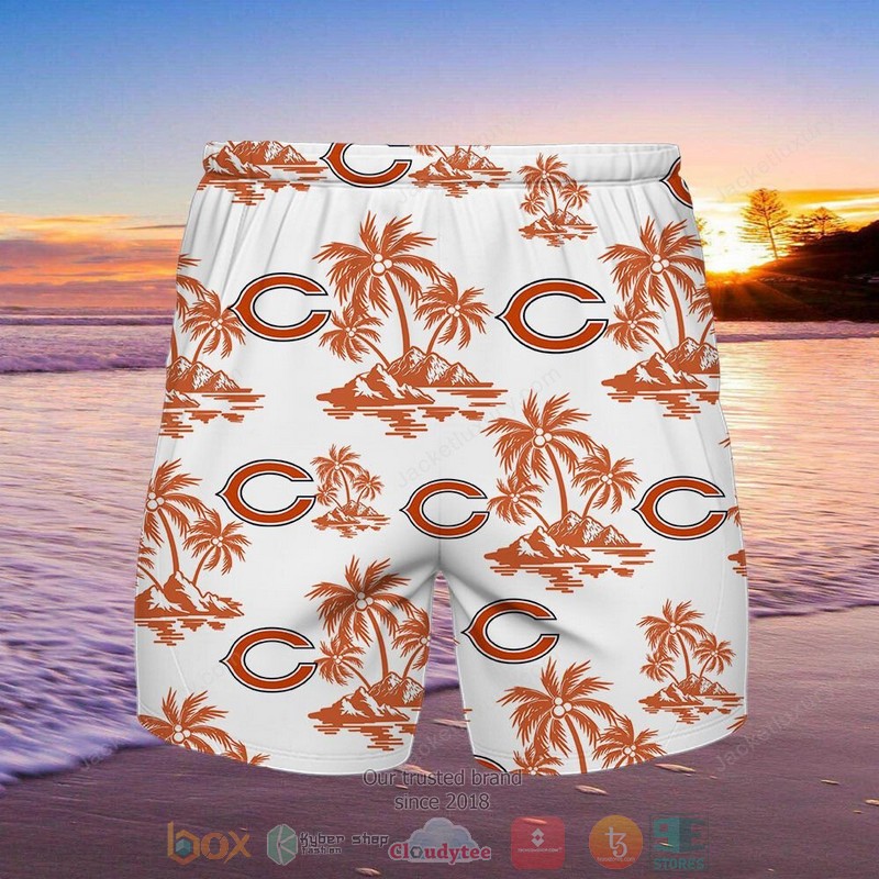 Chicago Bears Hawaiian Shirt Shorts 1