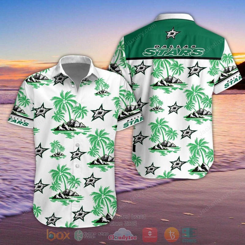 Dallas Stars Hawaiian Shirt Shorts