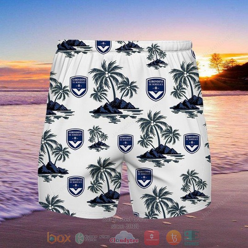 Girondins de Bordeaux Hawaiian Shirt Shorts 1