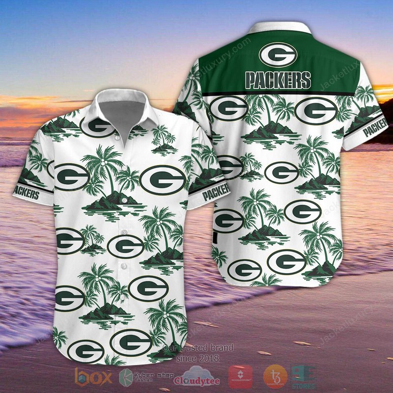 Green Bay Packers Hawaiian Shirt Shorts