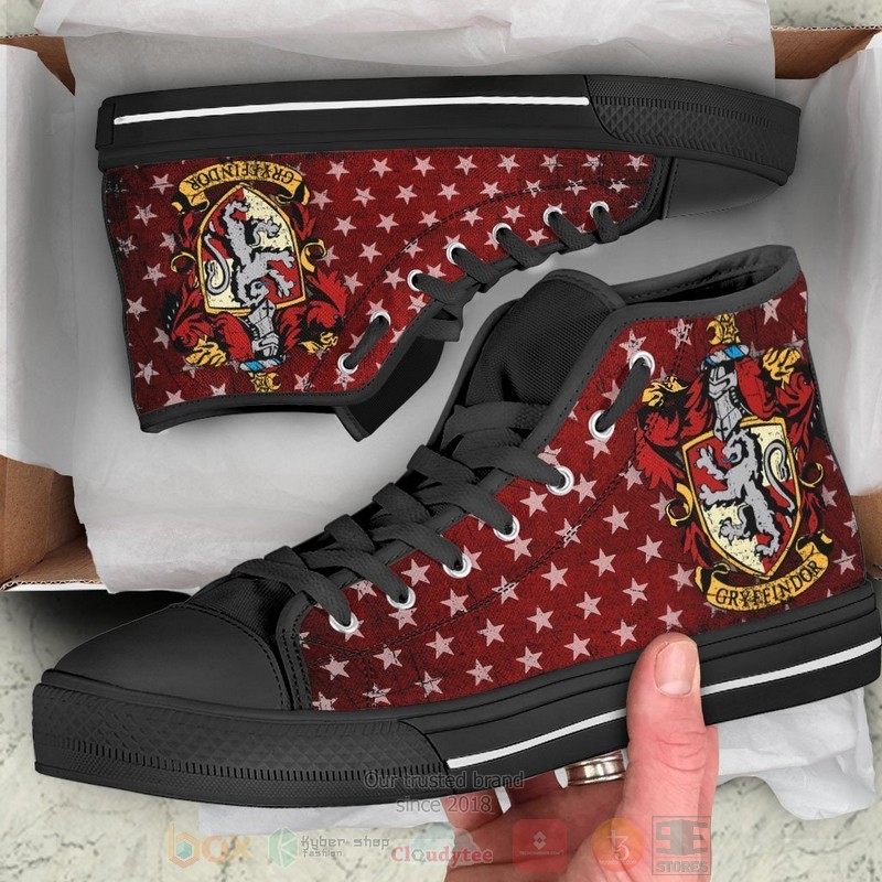 Gryffindor Harry Potter Canvas high top shoes 1