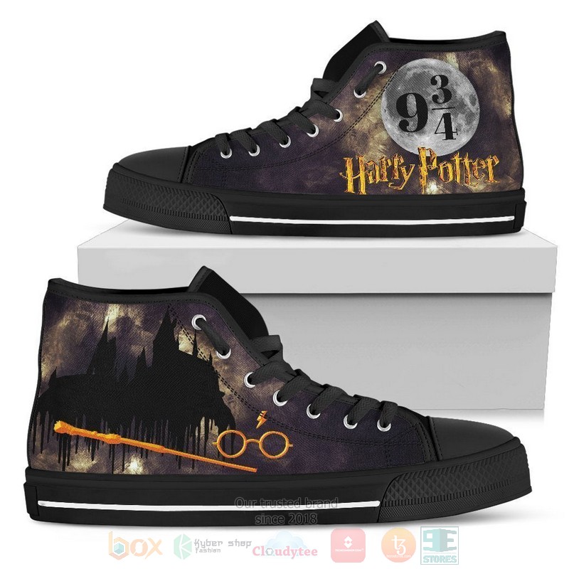 Harry Potter 9 34 Canvas high top shoes