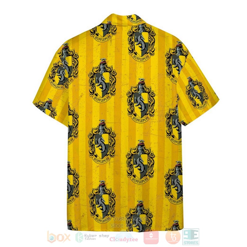 Harry Potter Hogwarts Hufflepuff House Pride Crests Hawaiian Shirt 1
