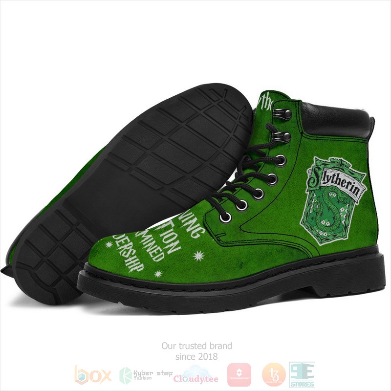 Harry Potter Slytherin Timberland Boots 1