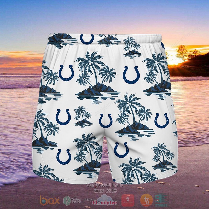 Indianapolis Colts Hawaiian Shirt Shorts 1