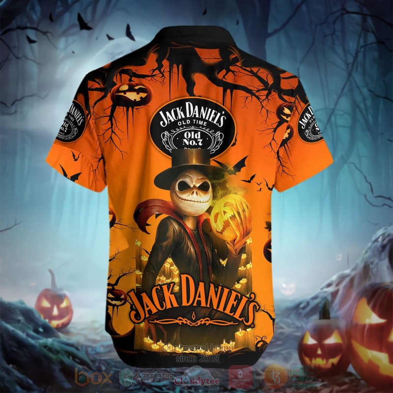Jack Skellington Jack Daniels Halloween Hawaiian Shirt 1
