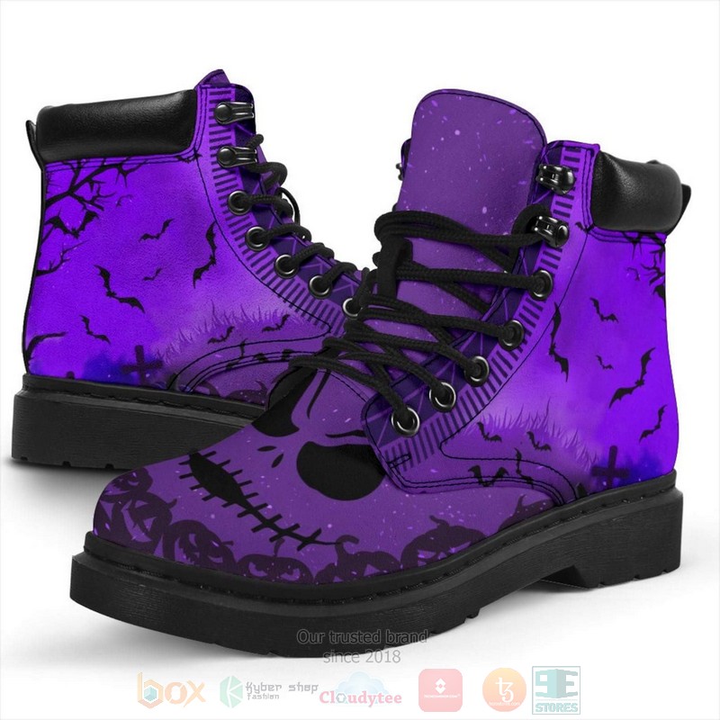 Jack Skellington Nightmare Before Christmas purple Timberland Boots
