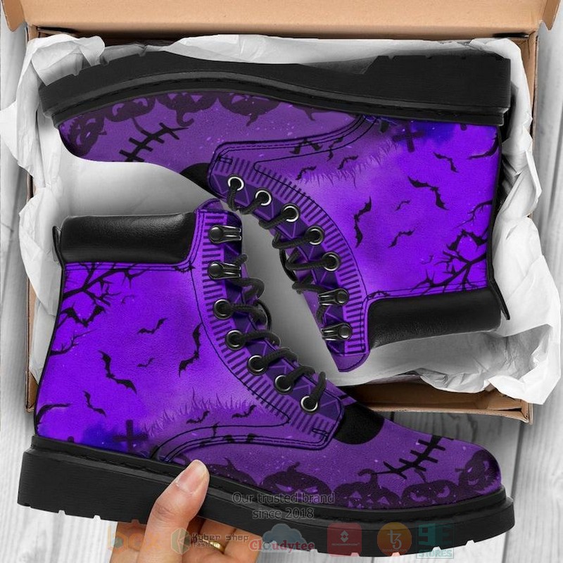 Jack Skellington Nightmare Before Christmas purple Timberland Boots 1
