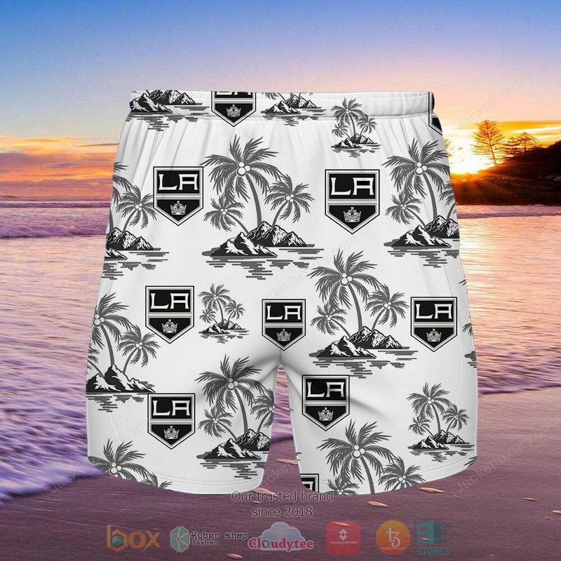 Los Angeles Kings Hawaiian Shirt Shorts 1