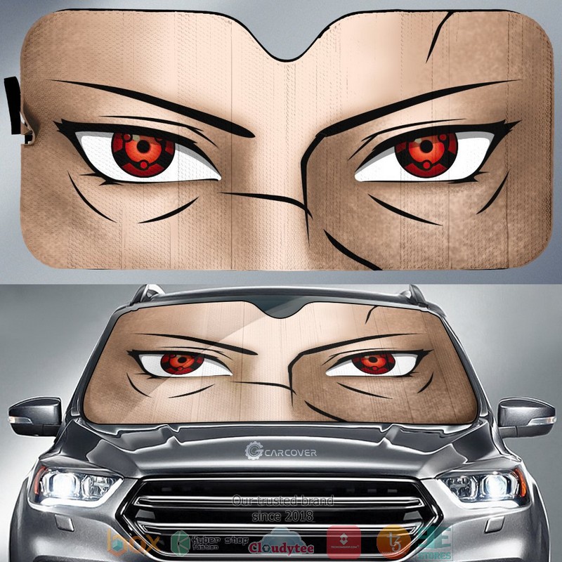 Mandara Eyes Anime Eyes Windshield Naruto Car Sunshade