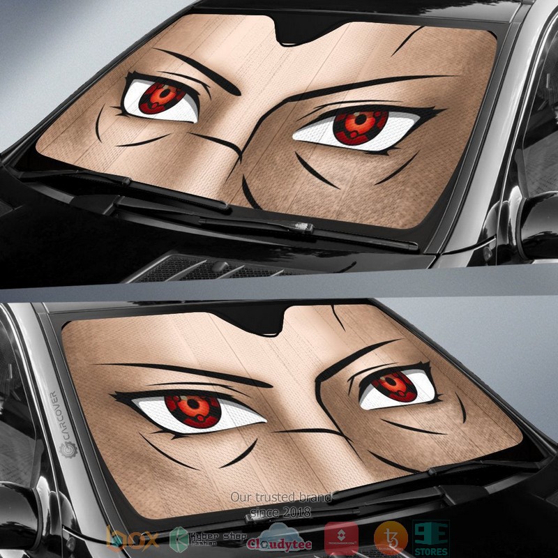 Mandara Eyes Anime Eyes Windshield Naruto Car Sunshade 1