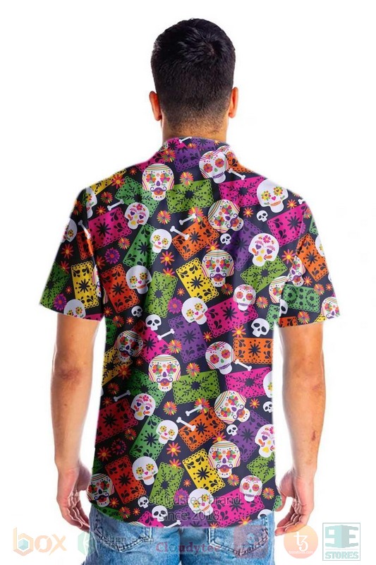 Mexican Skull Pattern Hawaiian Shirt 1