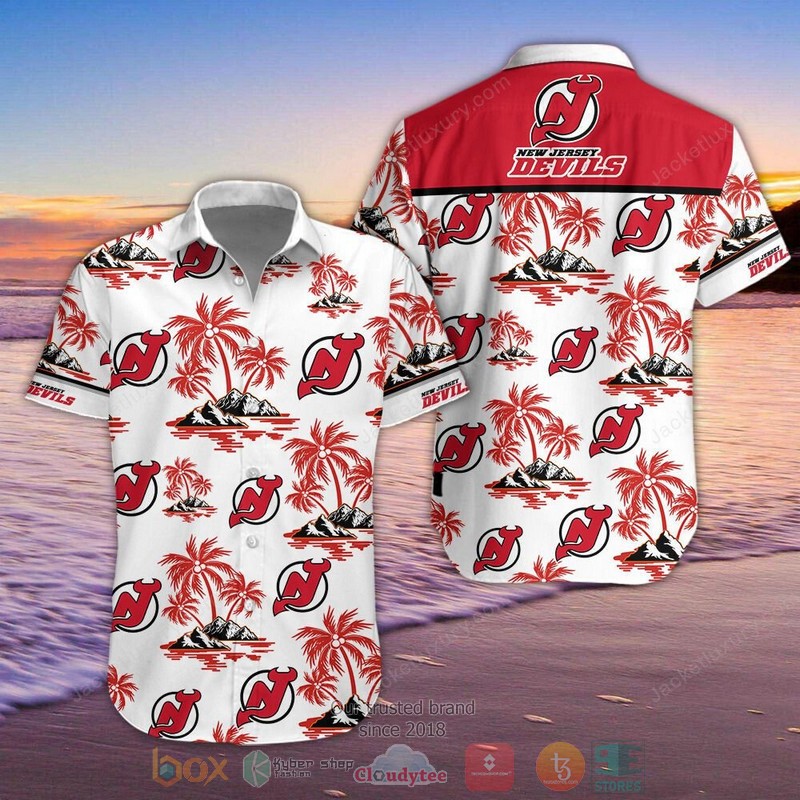 New Jersey Devils Hawaiian Shirt Shorts