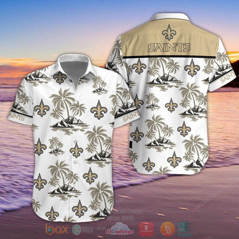 New Orleans Saints Hawaiian Shirt Shorts