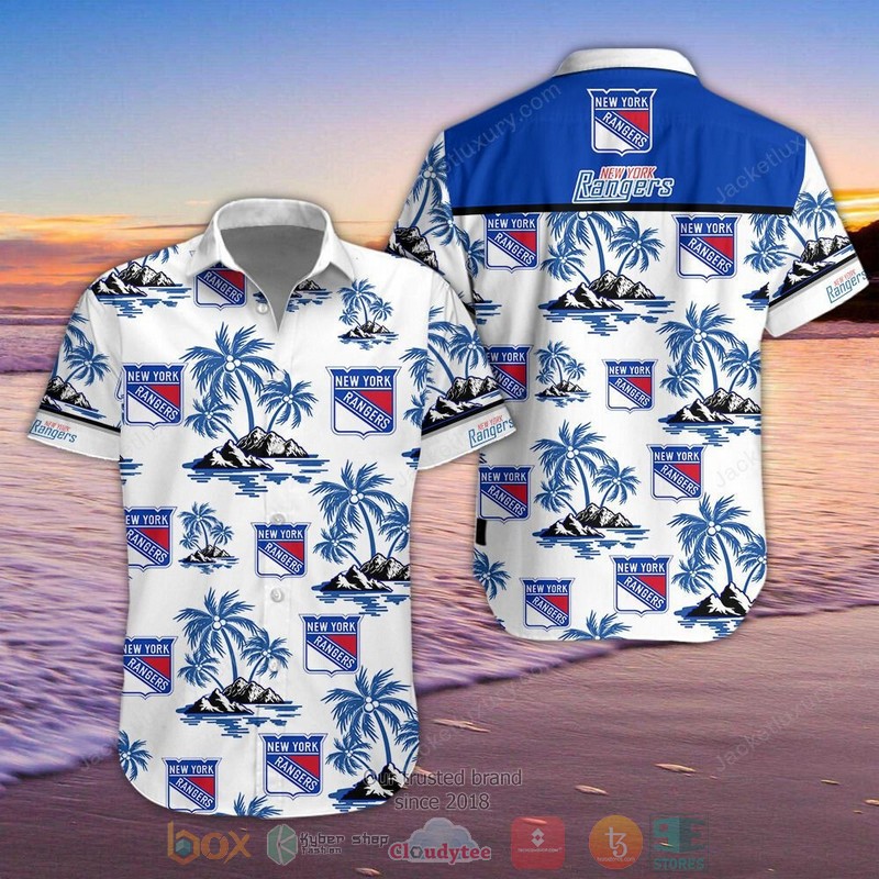 New York Rangers Hawaiian Shirt Shorts