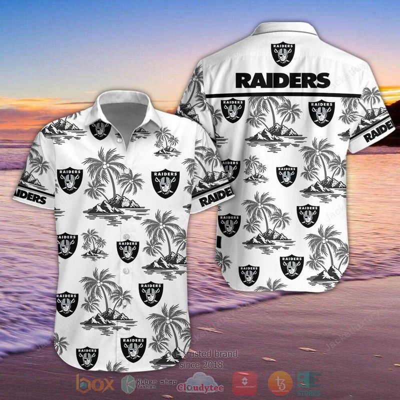 Oakland Raiders Hawaiian Shirt Shorts