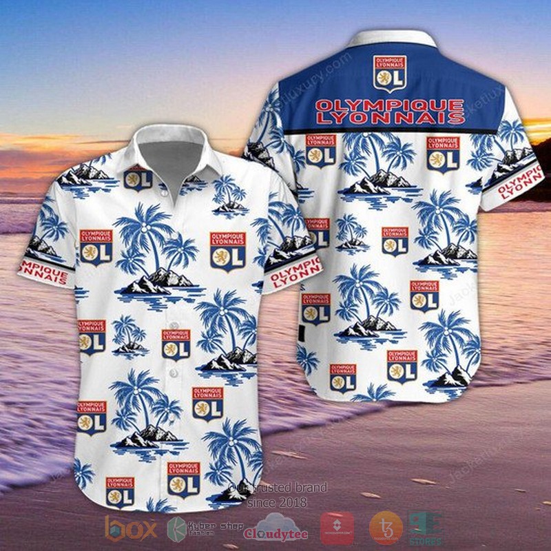 Olympique Lyonnais Hawaiian Shirt Shorts