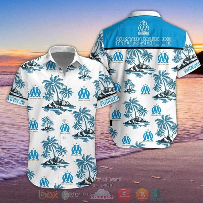 Olympique de Marseille Hawaiian Shirt Shorts
