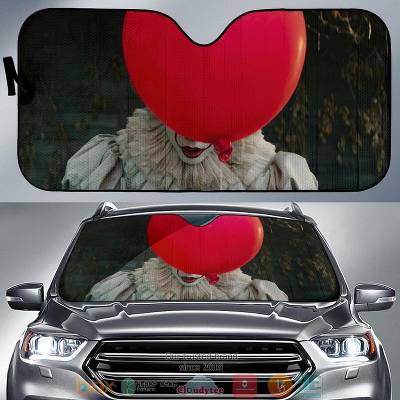 Pennywise Red Balloon Auto Car Sunshade
