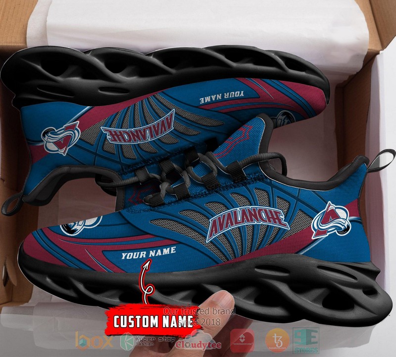 Personalized Colorado Avalanche custom max soul shoes 1