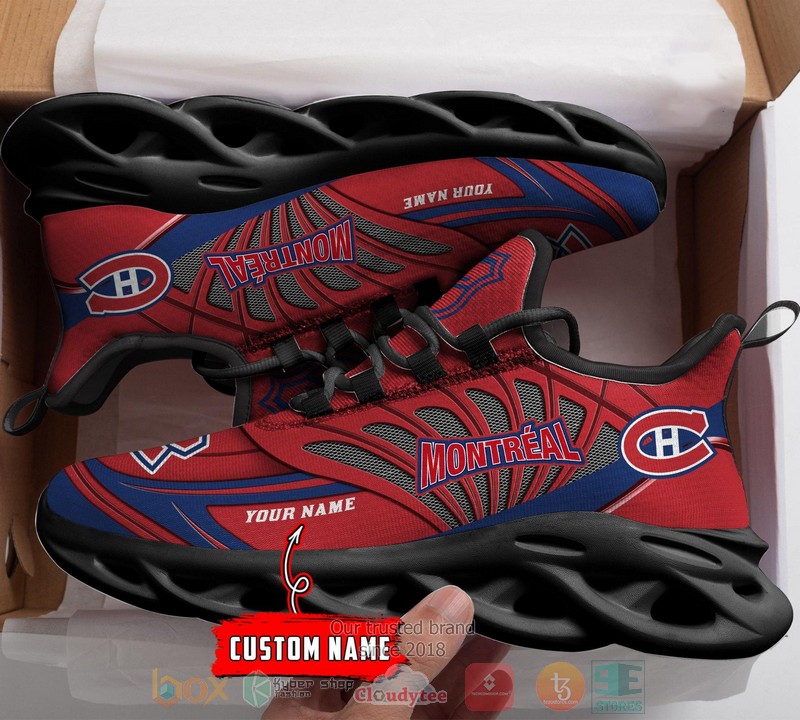 Personalized Montreal Canadiens custom max soul shoes 1